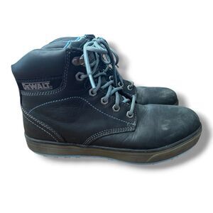 DeWalt Plasma Steel Toe Leather Work Boot Black Utility Women’s Size 9WM